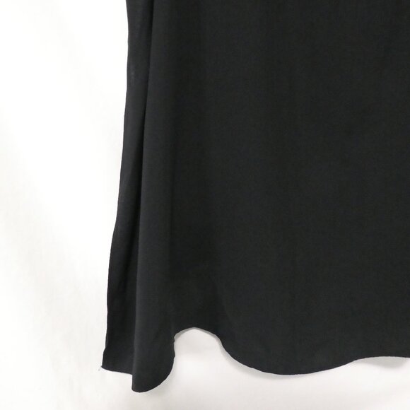 RACHEL - Rachel Roy | 2X | Classic Black Sleeveless Lined Sheer Blouse - Picture 11 of 12